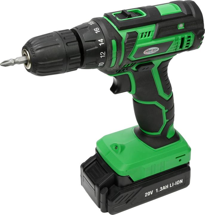 Image du produit ProPlus Perceuse à batterie 20V 1,3 Ah li-ion 2 vitesses