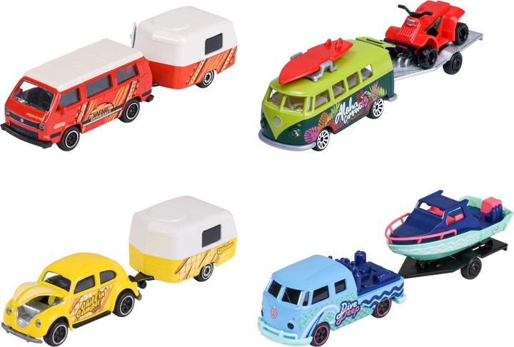 Majorette Volkswagen Trailer, 4-sort.