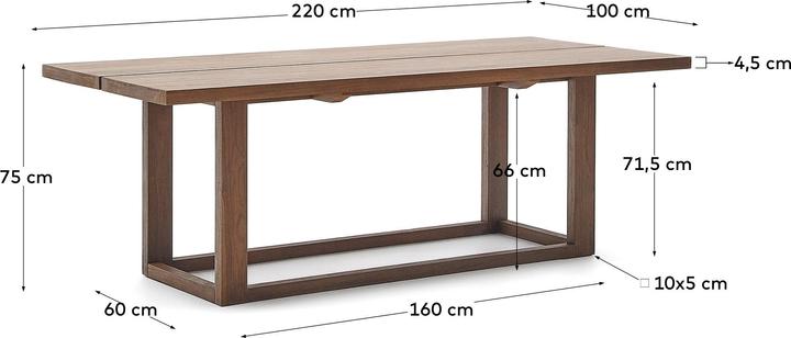 Produktbild Kave Home Sashi (220 x 100 x 76 cm)