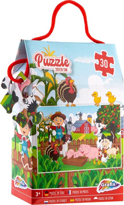 Immagine prodotto Grafix Puzzle Bauernhof, 30 Teile. (30 pezzi)