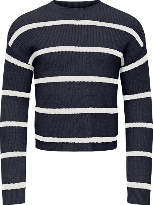 Only Kmgfranca Life Short Ls Stripe Knt Noos