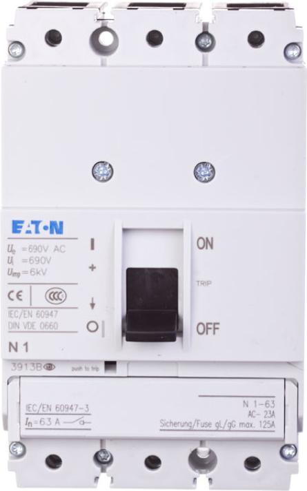 Actual product image Eaton Switch-disconnector, 3p, 63A, size 1 259143