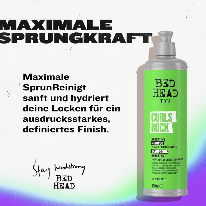 Immagine prodotto Tigi BED HEAD Curls Rock Hydrating Shampoo (Shampoo liquido, 400 ml)