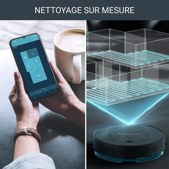 Image du produit Rowenta RR9065WH X-Plorer série 130 AI noir (Tampons d'essuyage (rotatifs))