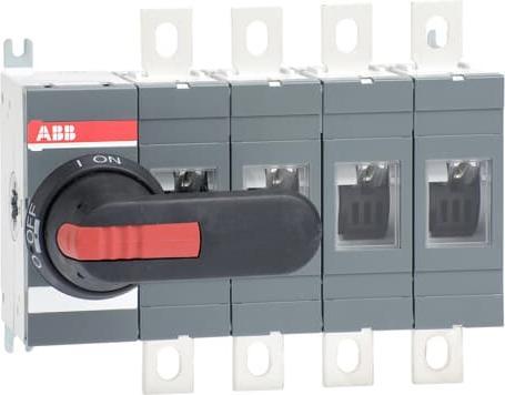 Actual product image ABB OT400E04P OT400E04P Switch disconnector 4-pole,400A front