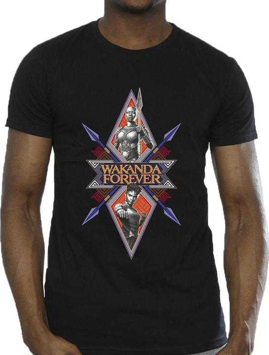 Produktbild Wakanda Forever Tribal Spear Chest TShirt (S)