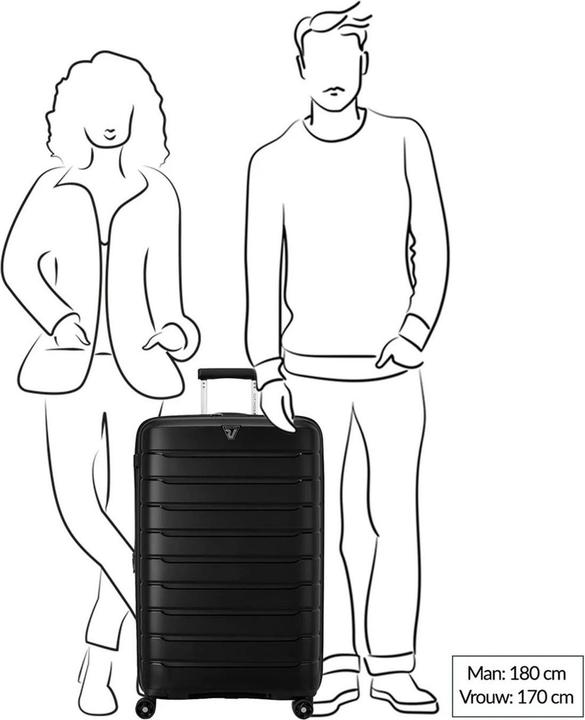 Immagine prodotto Roncato B-Trolley volante a 4 ruote da 78 cm con piega ad espansione (123 l)