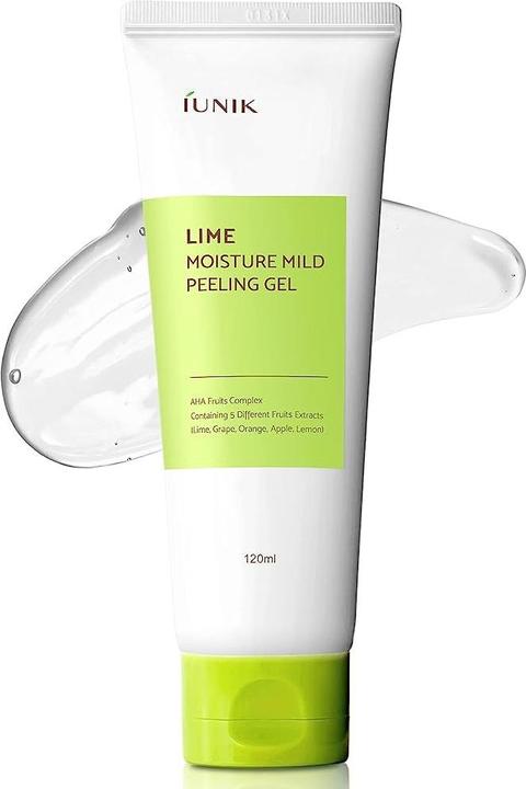 Immagine prodotto iUNIK Gel peeling delicato all'idratazione di Lime (Gel detergente, 120 ml)