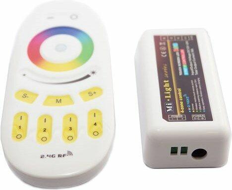 Milight 4-Zonen Set Touch Funk Fernbedienung und Empfänger RGBW Set