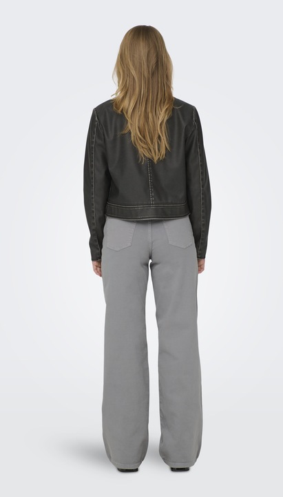 Image du produit Only Col montant Poignets avec fermeture à glissière Veste en similicuir (XL)