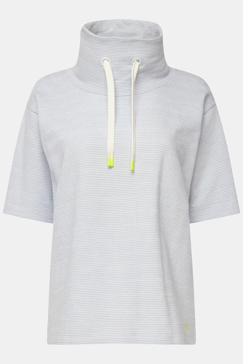 Produktbild Laurasøn Sweatshirt, oversized, Ringel, Stehkragen, OEKO-TEX (M)