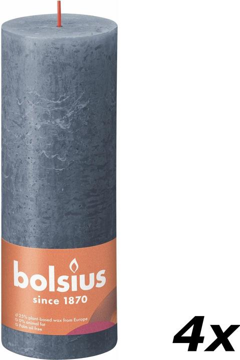 Actual product image Bolsius Set of 4 Pillar Candle (4 pcs.)