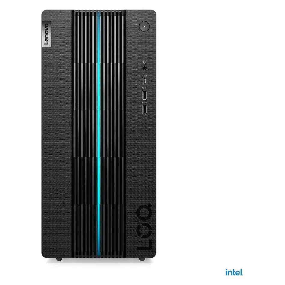 Lenovo LOQ Tower 17IRB8 Gaming Tower PC mit Intel Technologie (512 GB, 16 GB), PC, Schwarz