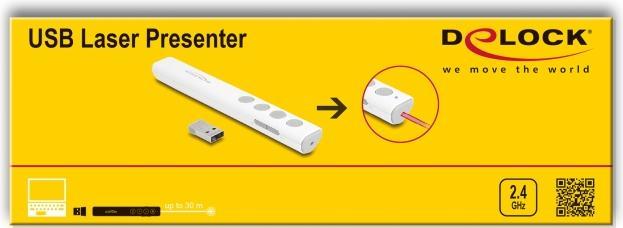Produktbild Delock USB Laser Presenter weiss