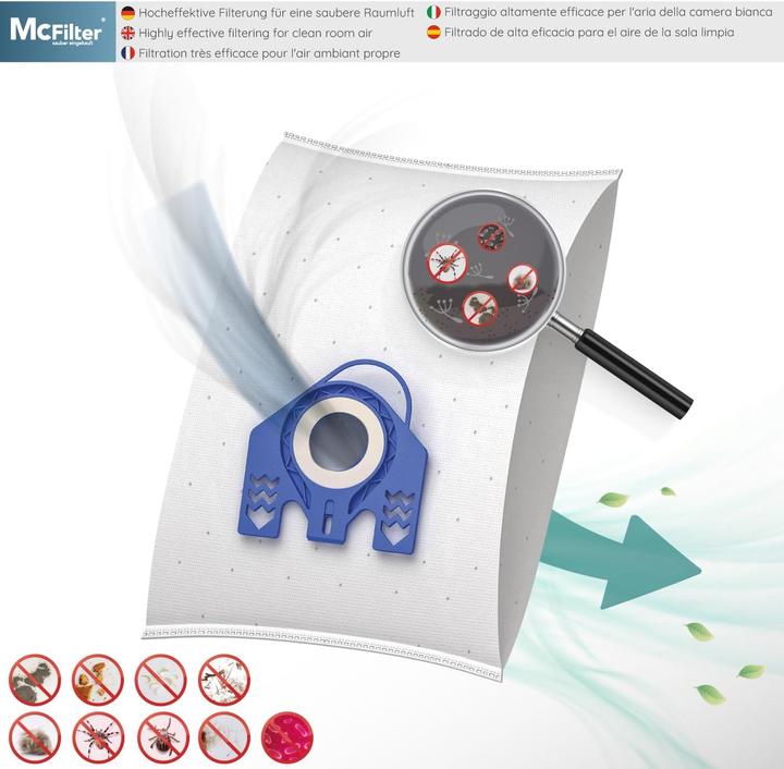 Produktbild Mc Filter 20x Staubsaugerbeutel (20x)