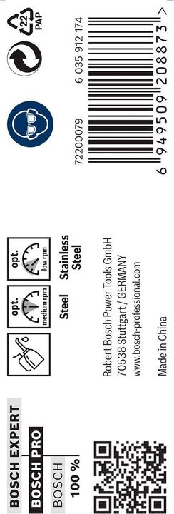 Actual product image Bosch Professional Zubehör Metal drill bits HSS-Co, DIN 338. For rotary drills/drivers (9.9 mm)