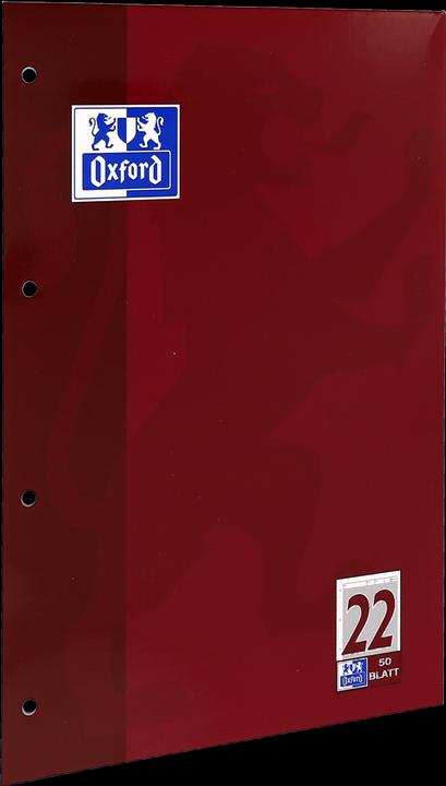 Immagine prodotto Oxford Blocco per fogli di lavoro, A4, sentenza 22 (A4, Righe, Copertina rigida)