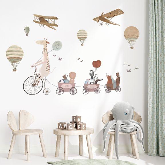 Image du produit Konjac Sponge ROOM Decor SIPO-WS63031 NAKLEJKI NA ŚCIANĘ ŻYRAFA i PRZYJACIELE