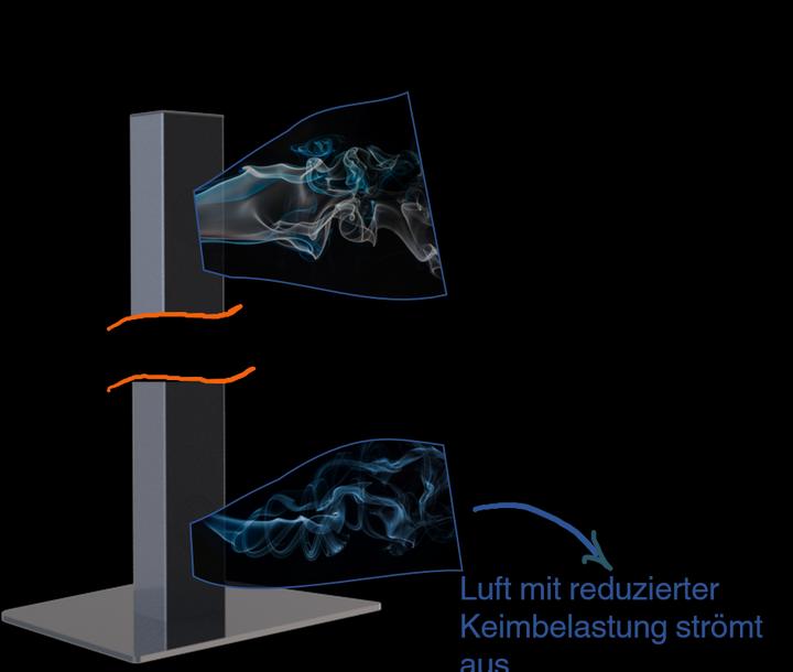 Produktbild Radium RaLUX UV-C STAND 28W/254nm SI UVC-Entkeimungsgerät 28W Silber