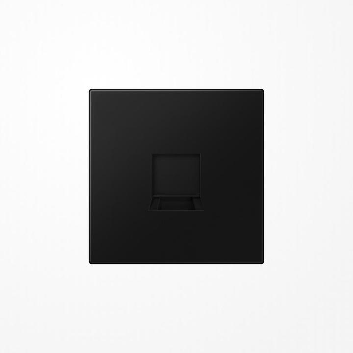 Actual product image JUNG Support ring Mod-Jack 1f LS sw glz Clampingf LS1969-1WESWM