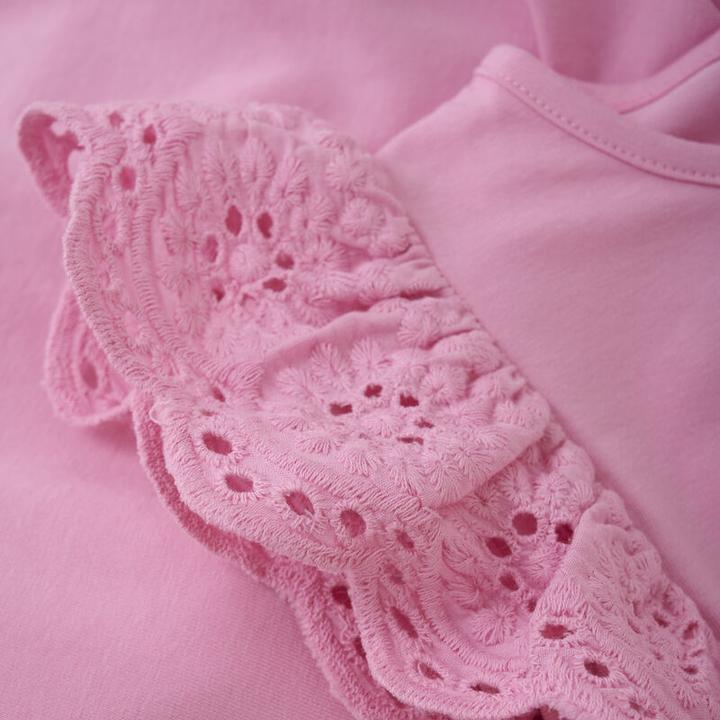 Produktbild Creamie Shirt ärmellos mit Spitzen (116)