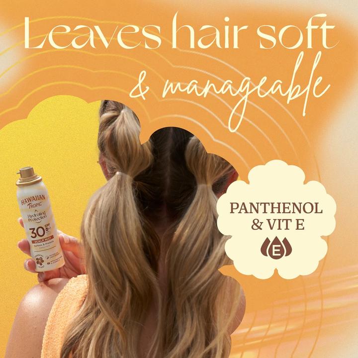Actual product image Hawaiian Tropic Hydrating Protection Scalp Mist (Sun spray, Suntan lotion, SPF 30, 60 ml)