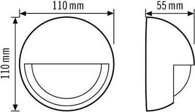 Image du produit Esylux Détecteur de mouvement MDW200i blanc (10 m)