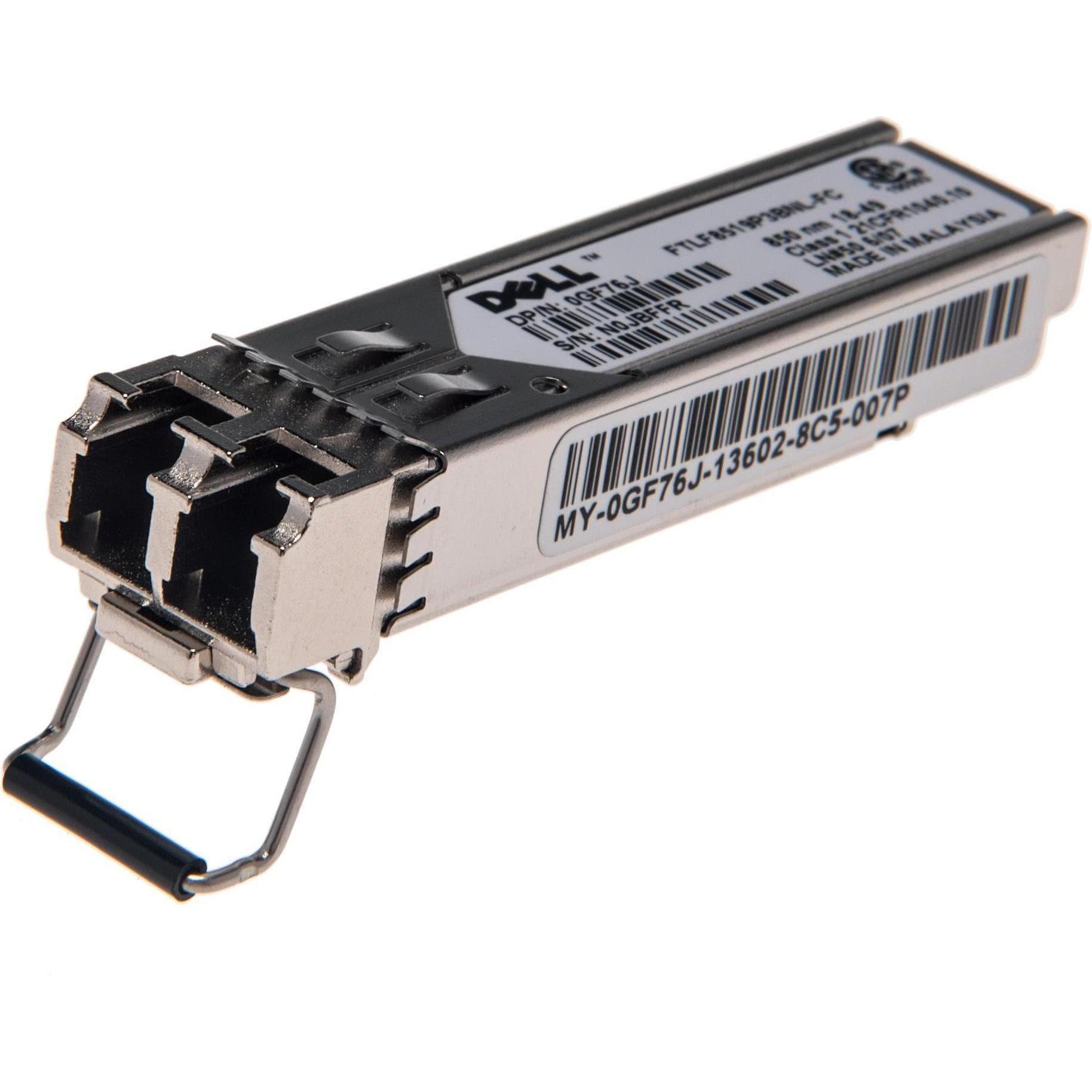 Dell Networking 1 Gigabit LC SX SFP, Transceiver, Silber