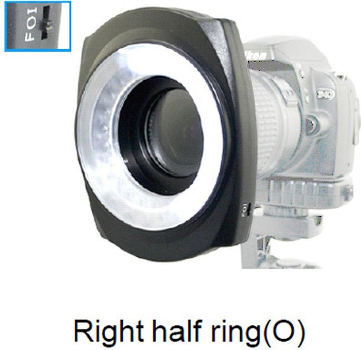 Produktbild JJC LED 48IO Macro LED Right Light Ringflitser