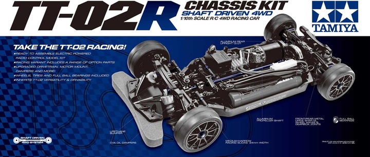 Image du produit Tamiya TT-02R Châssis (Kit)