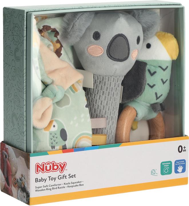 Immagine prodotto Nuby Set per bambini pappagallo-koala-leone, 3 pezzi