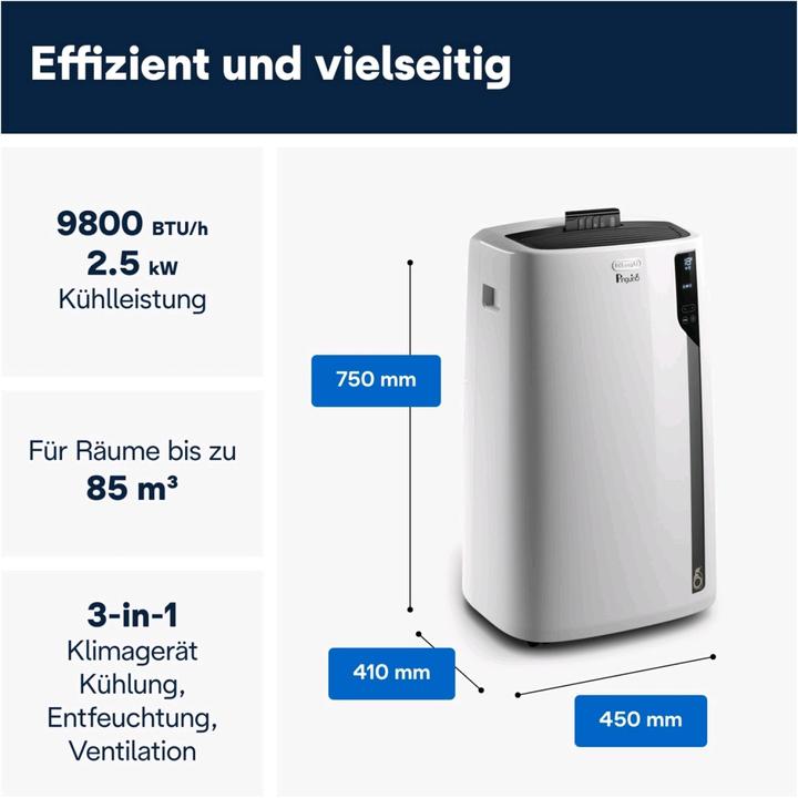 Actual product image De'Longhi Pinguino PAC EL92 (34 m², 9000 BTU/h)