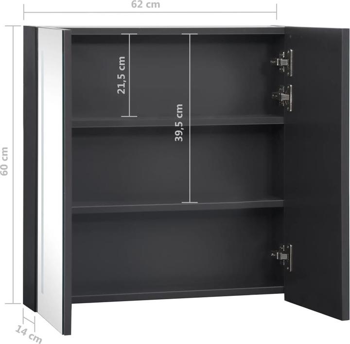 Immagine prodotto vidaXL Badezimmerschrank (62 x 14 x 60 cm)
