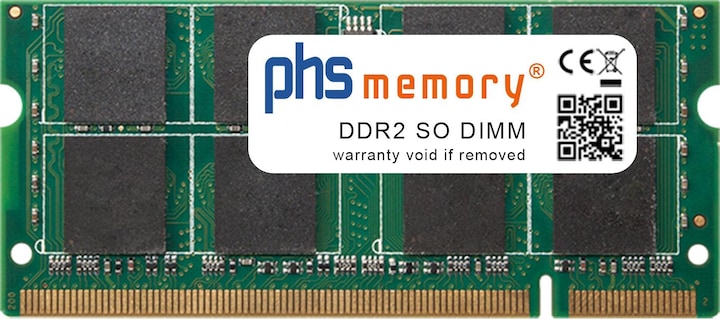 Produktbild PHS-memory 4GB RAM Speicher für Sony VAIO VGN-NW11Z/S DDR2 SO DIMM 800MHz PC2-6400S (Sony VAIO VGN-NW11Z/S, 1 x 4GB)