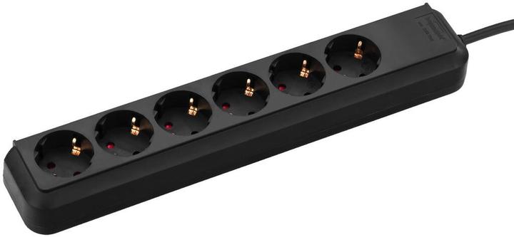 Actual product image Monacor Table socket strip (6x, CEE 7/3, 1.50 m)