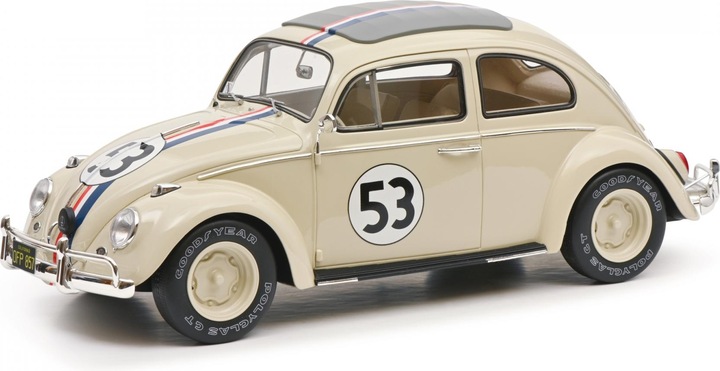 Schuco VW Coccinelle RALLYE blanche 1:12