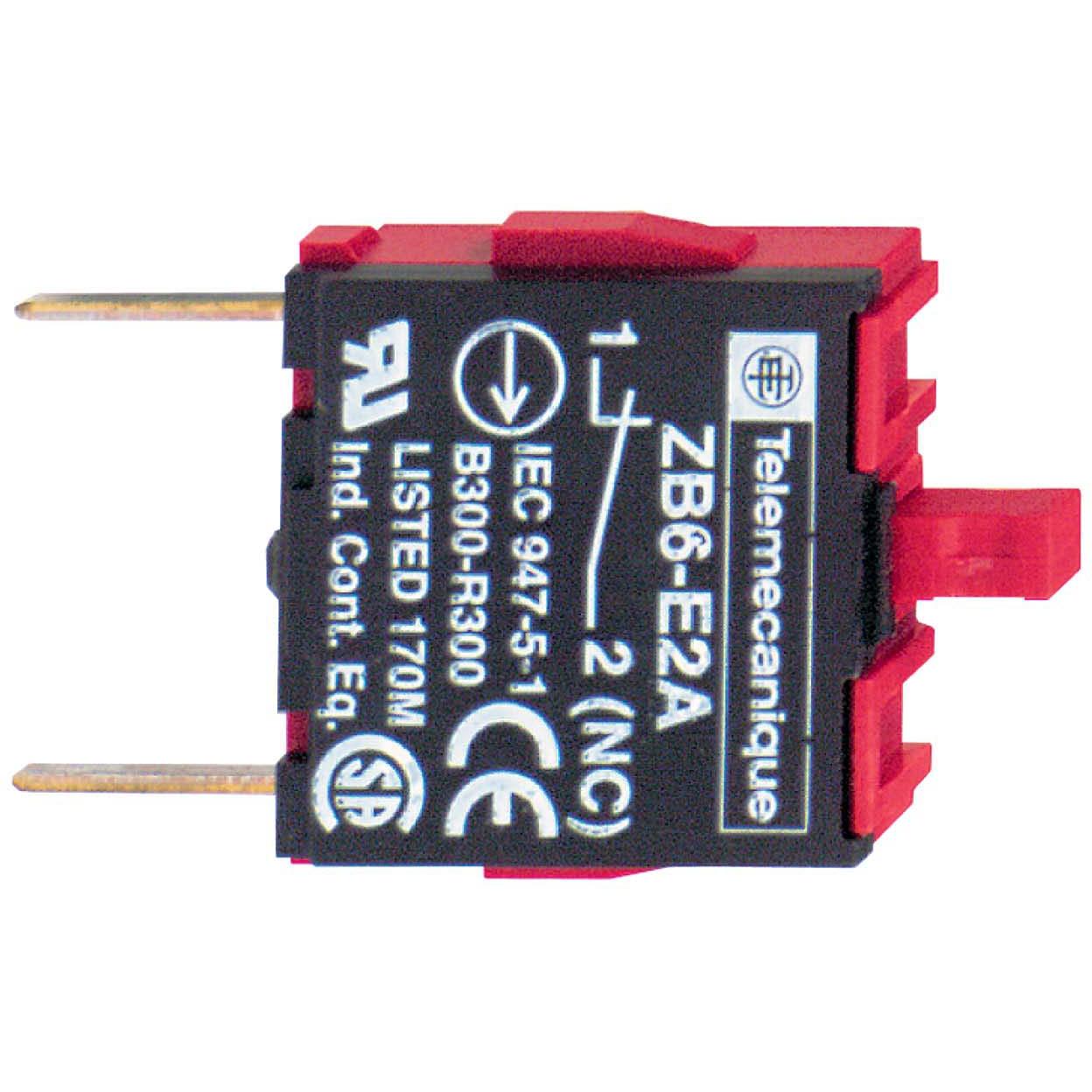 Schneider Electric Hilfsschalter 1Ö, Taster + Schalter, Silber