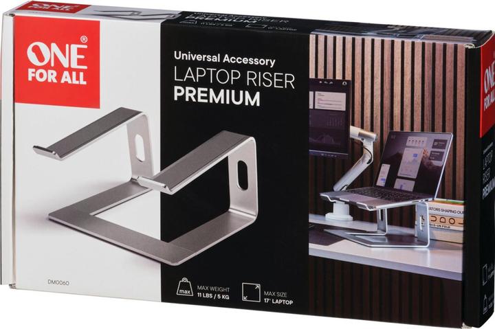 Actual product image One for All Office laptop stand aluminium DM 0060