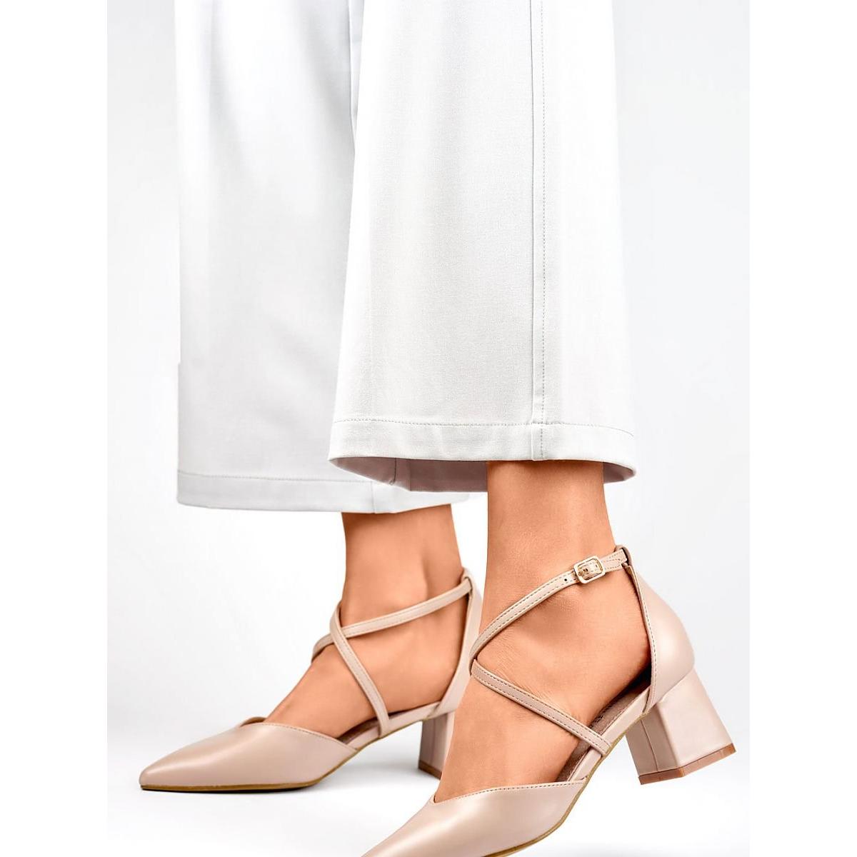 Primo, Damen, Pumps, Pumps mit Absatz, Beige, (36)