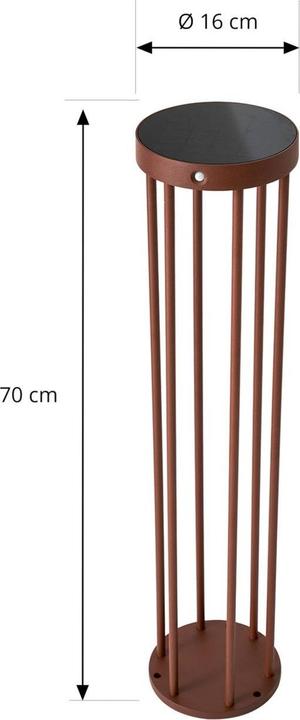 Actual product image Lucande Evelis (IP54)