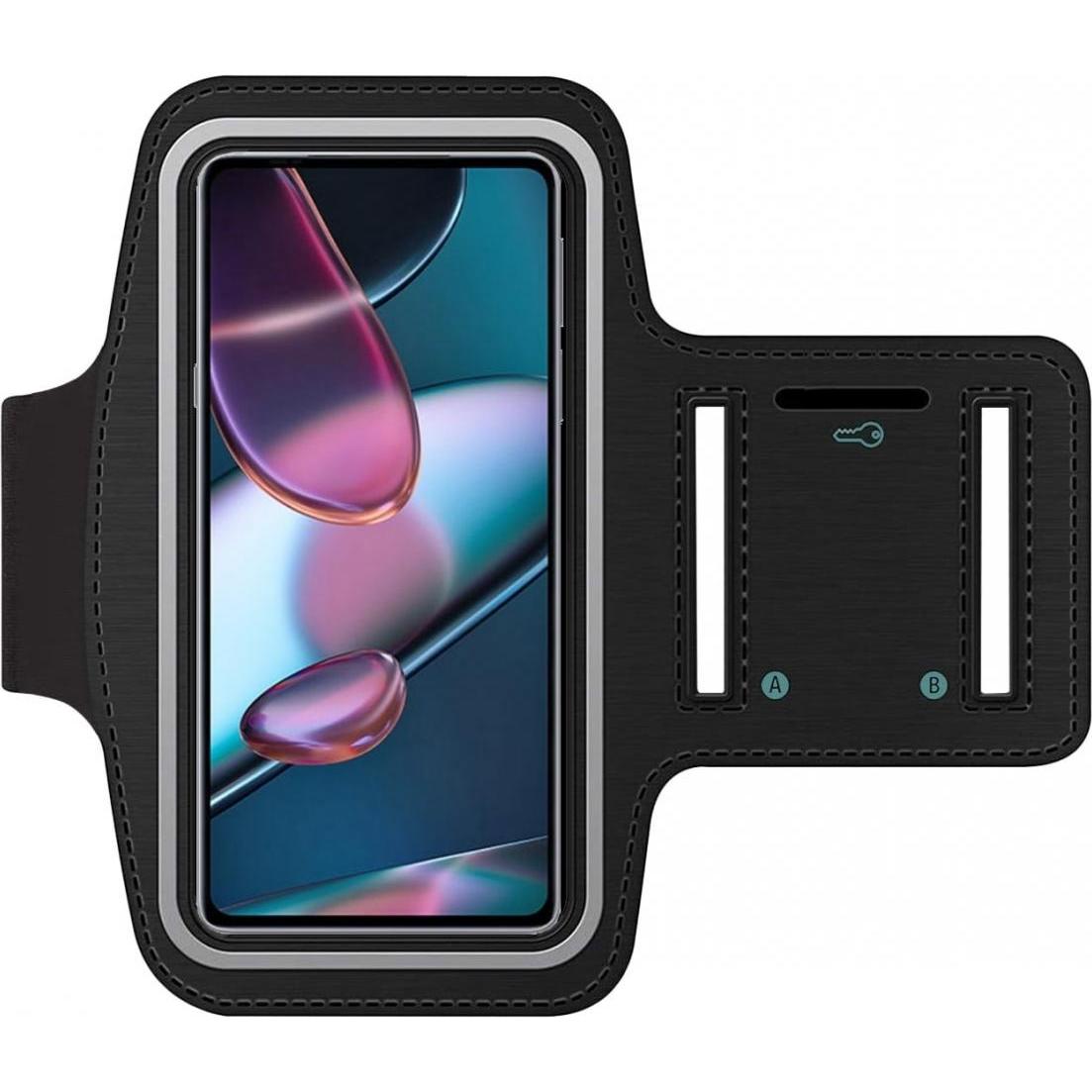 Thumbnail - SmartFitness Motorola Edge X30 Handy Sport Armband, Smartphone Sportarmband, Schwarz