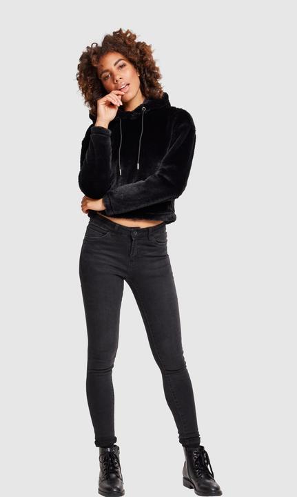 Immagine prodotto Urban Classics Felpa con cappuccio corta oversize da donna (S)