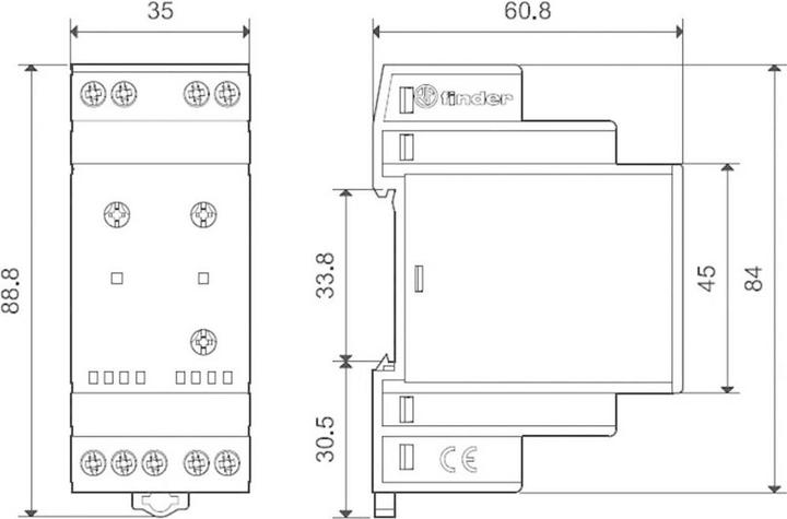 Immagine prodotto Finder Rele crepuscolare 2 poli 230Vac