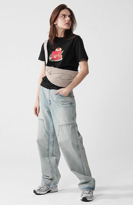 Actual product image GOT BAG Puffer Moon Bag Small Monochrome