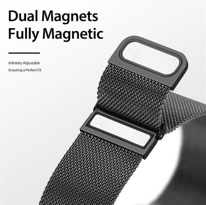 Produktbild Dux Ducis Milanese Pro Armband (40 mm, 41 mm, 38 mm, Edelstahl, Apple Watch Series 4, Apple Watch Series 5, Apple Watch Series 3, Apple Watch Series 6, Apple Watch SE (2022/2023), Apple Watch Series 8, Apple Watch Series 9)