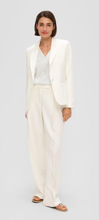 Actual product image s.Oliver Bluse Shirt mit Chiffon-Musterstruktur (34)