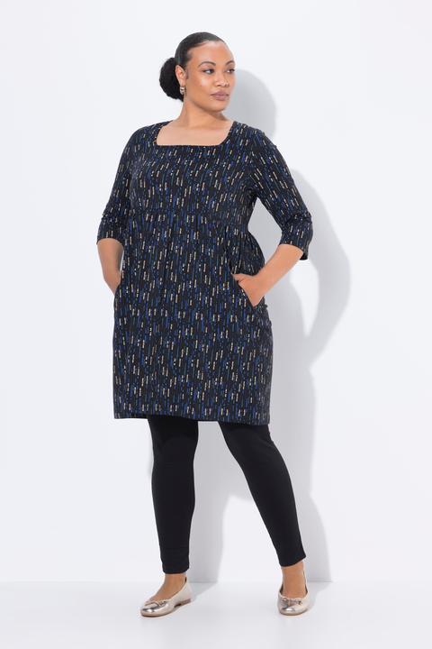 Immagine prodotto Ulla Popken Longshirt, A-Linie, Tunika-Ausschnitt, 3/4-Arm (56)