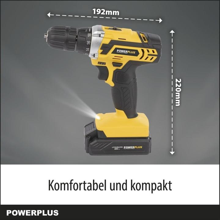 Actual product image Powerplus Drill screwdriver