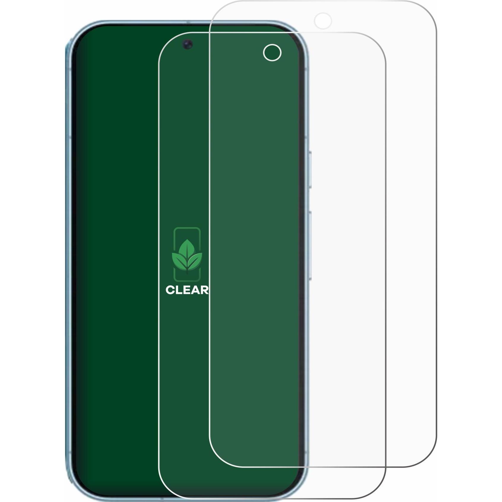 Thumbnail - ScreenLeaf Schutzfolie nachhaltiger Displayschutz Displayschutzfolie Folie Klar Transparent (2 Stück, Google Pixel 9), S...
