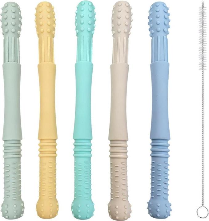 Misiu Silikon Beissröhrchen Zahnungshilfe